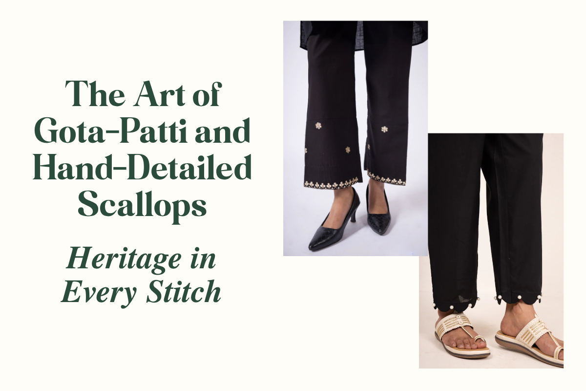 Heritage in Every Stitch - The Art of Gota-Patti and Hand-Detailed Scallops